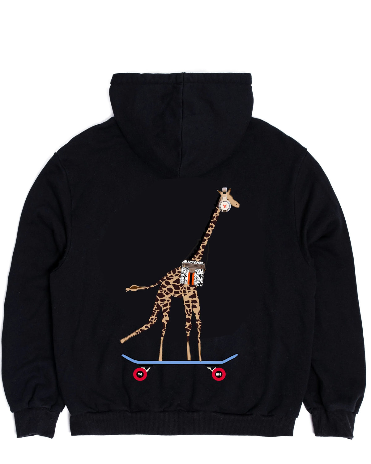 YEMA GJH Zip Hoodie Addis Black | Good Joyful Human